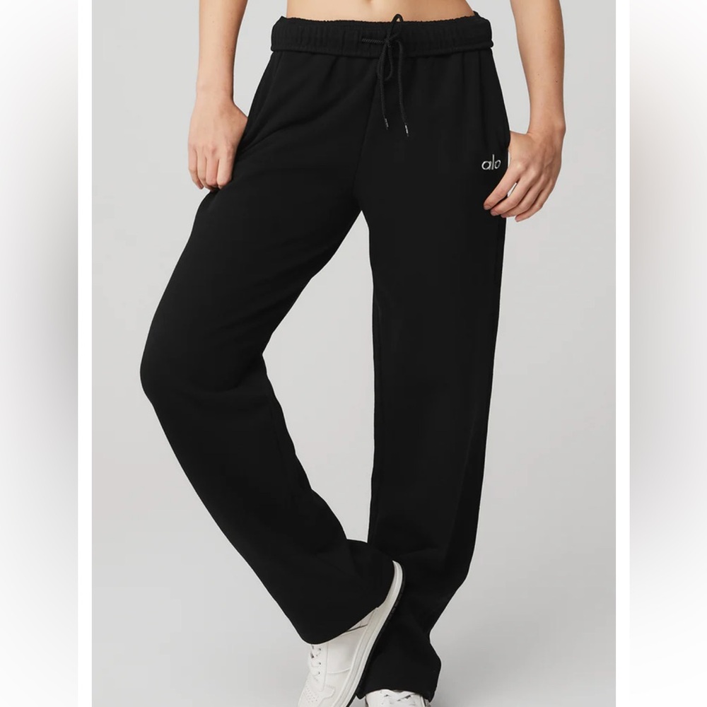 Alo Black Jogger Pants